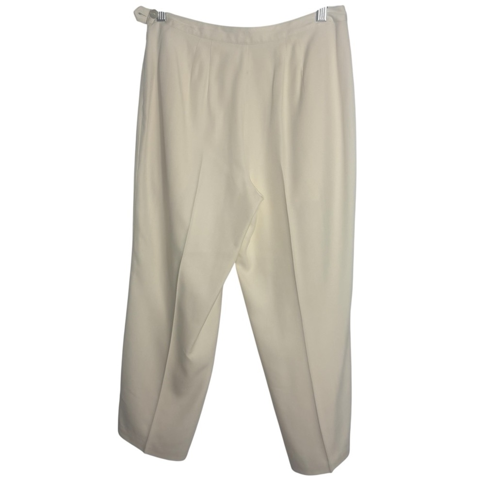 TOMMY BAHAMA 100% Silk Ankle Pants in Cream Size 2 -- QUIET LUXURY!!! - Picture 3 of 8